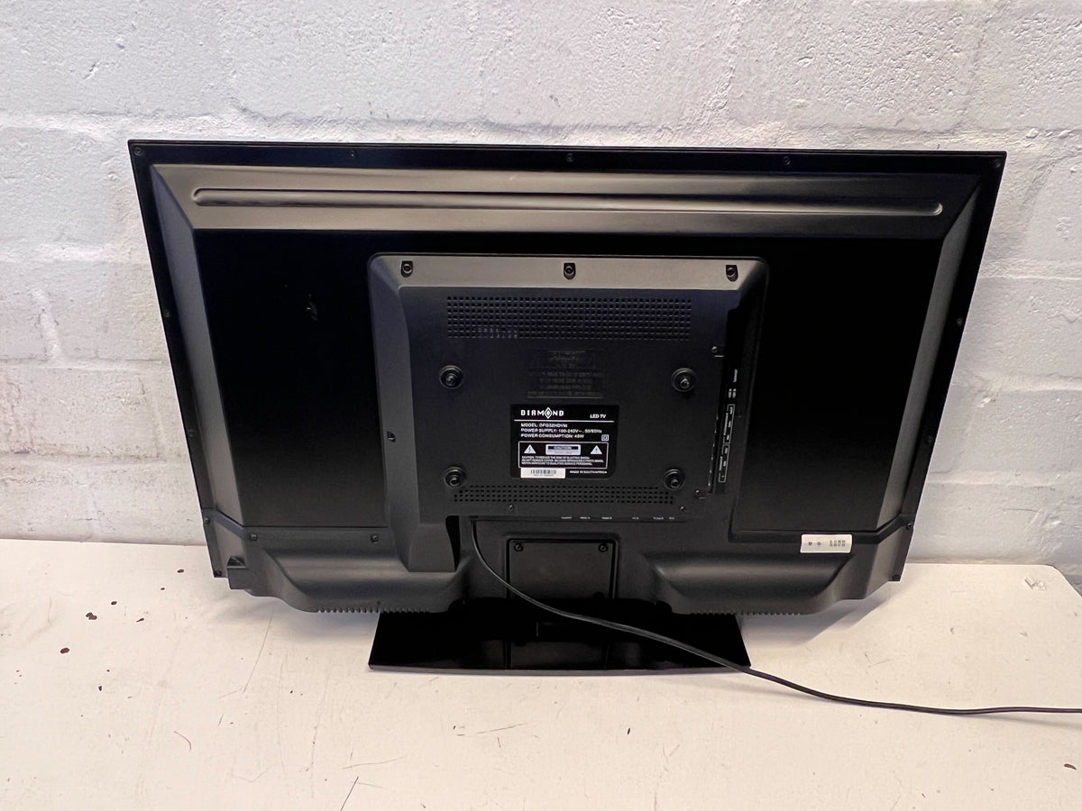 32-inch LED TV - Slim Black Design with Minor Scratches