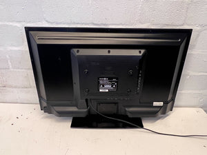 32-inch LED TV - Slim Black Design with Minor Scratches