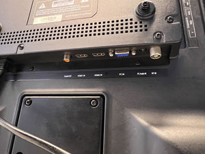 32-inch LED TV - Slim Black Design with Minor Scratches