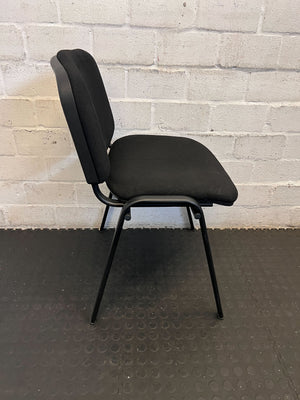 Sturdy Black Fabric Office Chair - Visitor/Meeting Seating - 18 Available