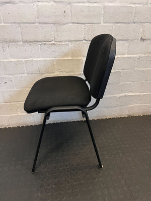 Sturdy Black Fabric Office Chair - Visitor/Meeting Seating - 18 Available