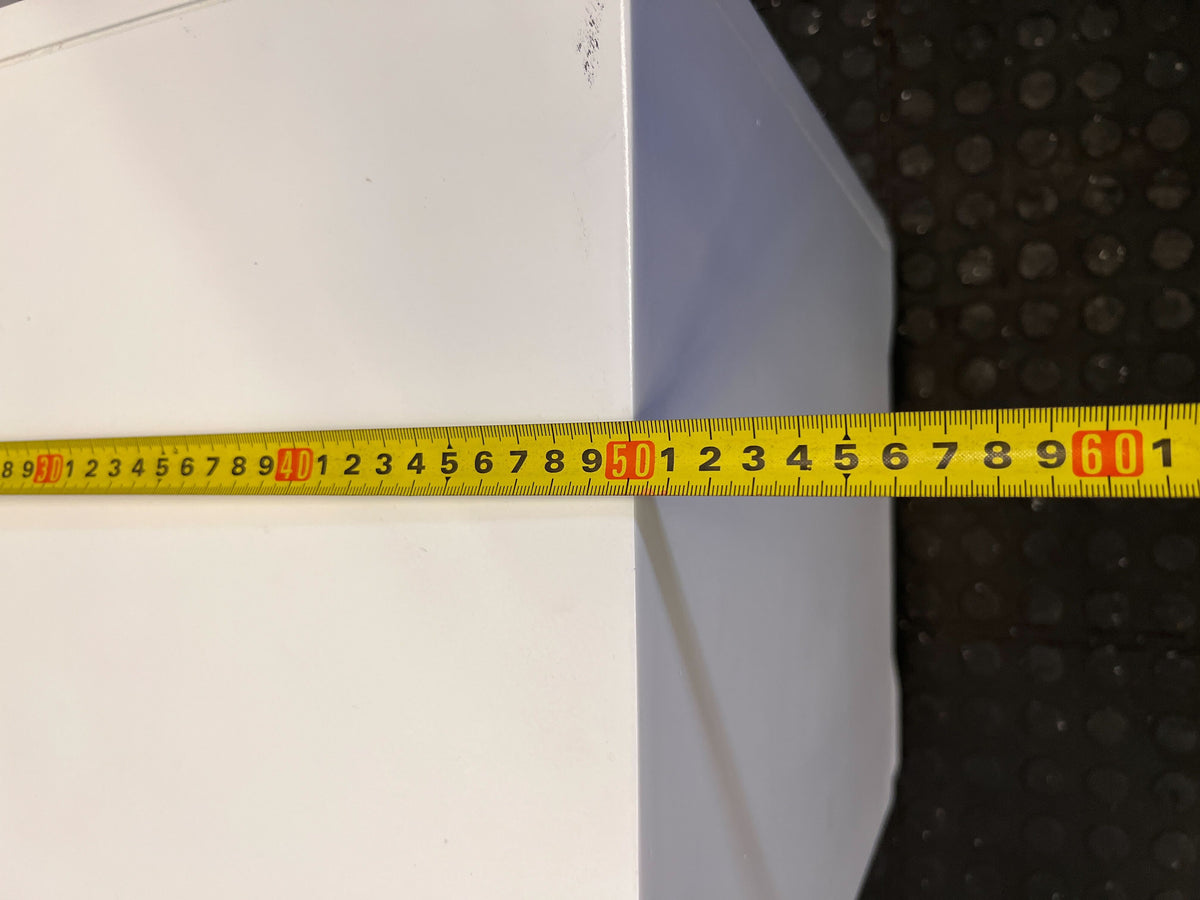 Sleek White 2-Drawer Bedside Table ✨