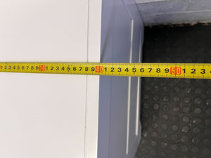 Sleek White 2-Drawer Bedside Table ✨