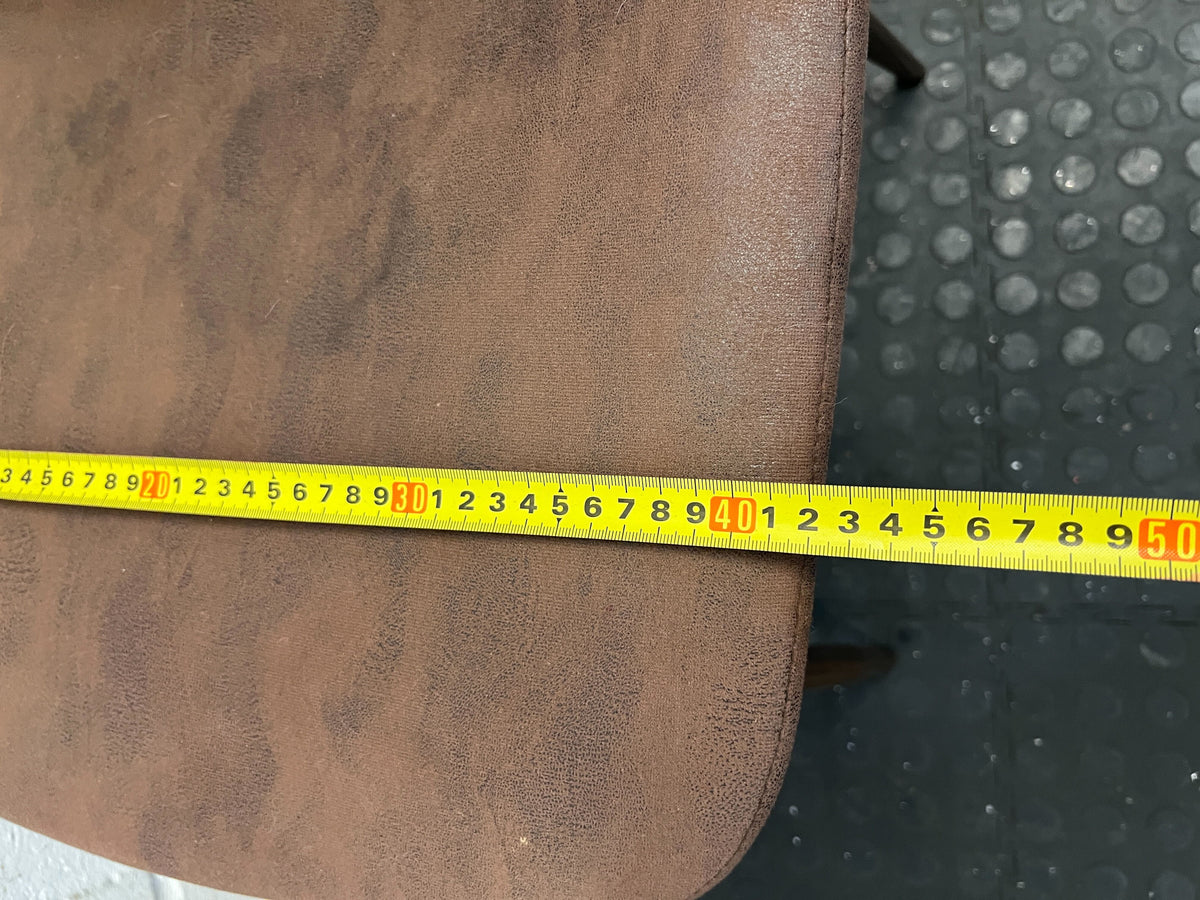 Stylish Brown Vintage Dining Chair with Mid-Century Design - PRICE DROP