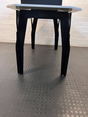 Stylish Black and White Console Table with Mirror – Great Condition! - REDUCED