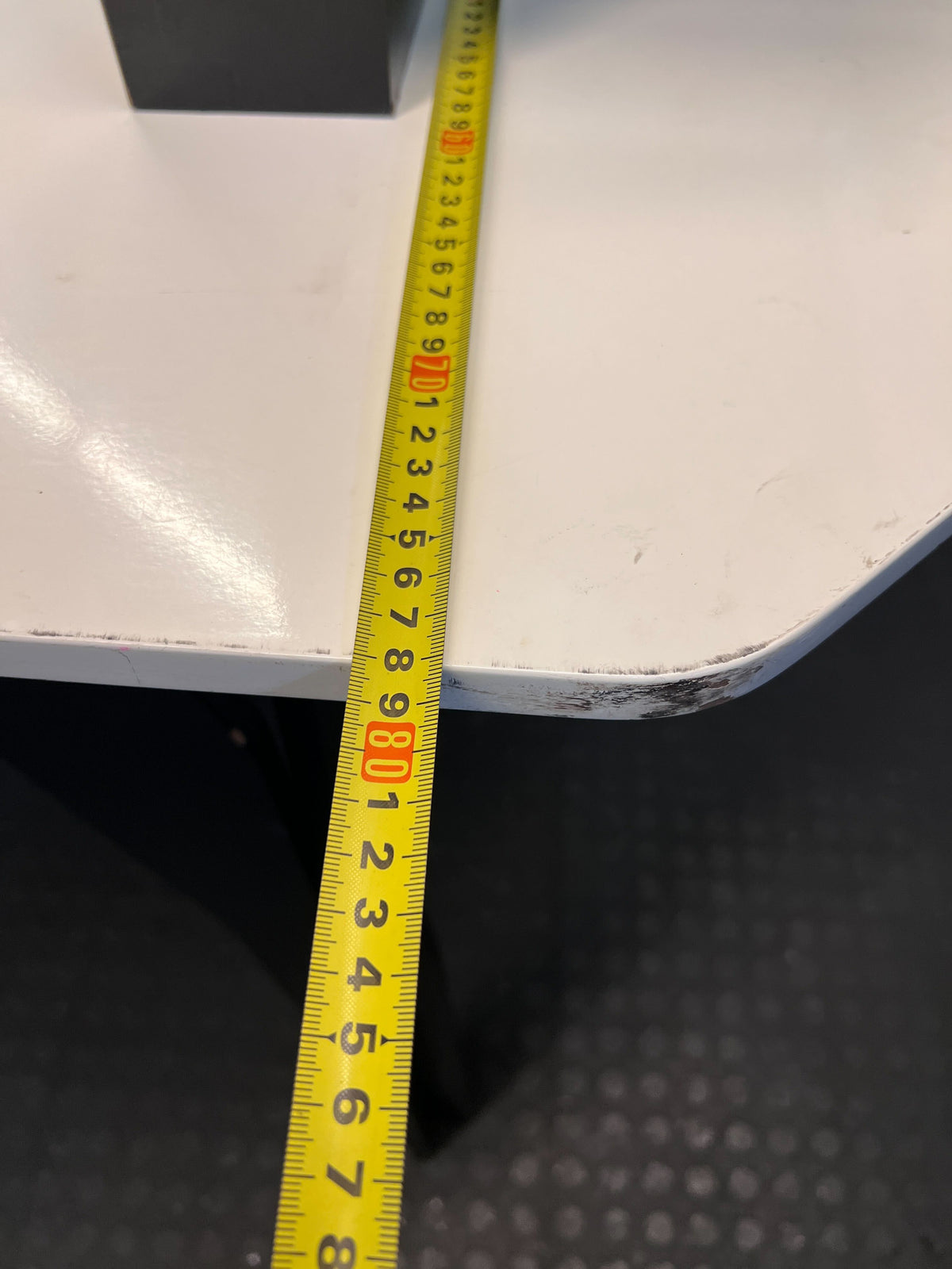 Stylish Black and White Console Table with Mirror – Great Condition! - REDUCED