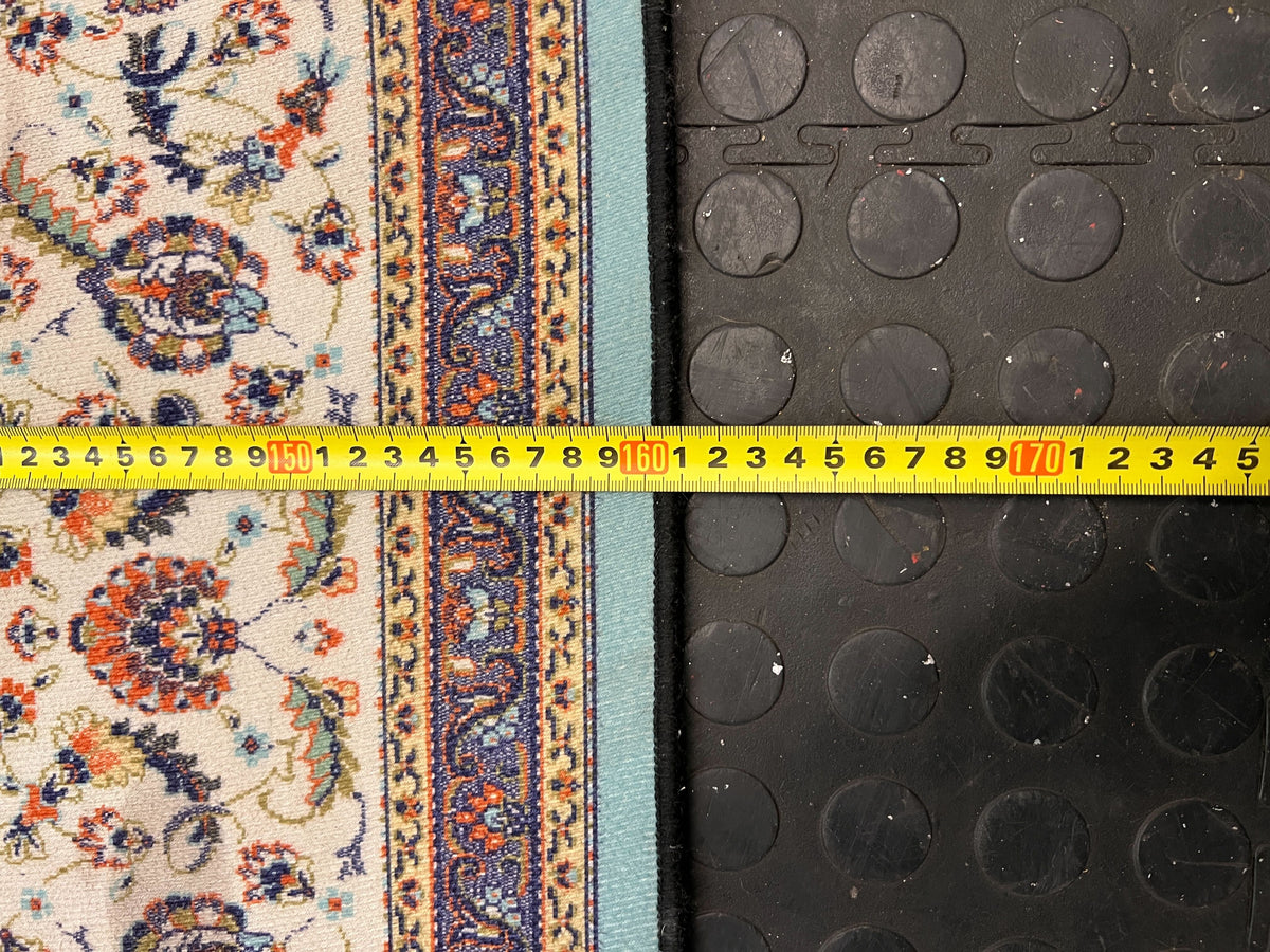 Ornate Aqua Persian Style Area Rug - 2ndhandwarehouse.com