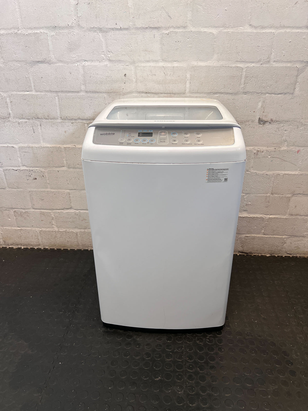 Efficient Samsung Wobble Top Loader Washing Machine - Fair used