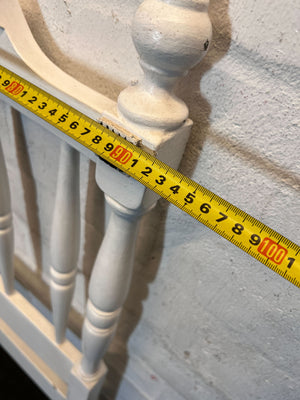 Classic White Spindle Wooden Headboard - 2ndhandwarehouse.com