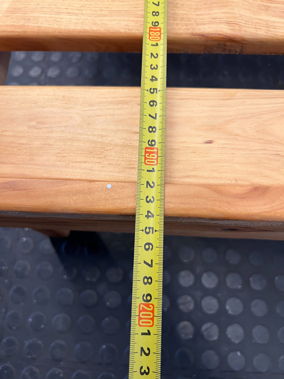 Sturdy Pine Wood Single Bed Frame - 2ndhandwarehouse.com