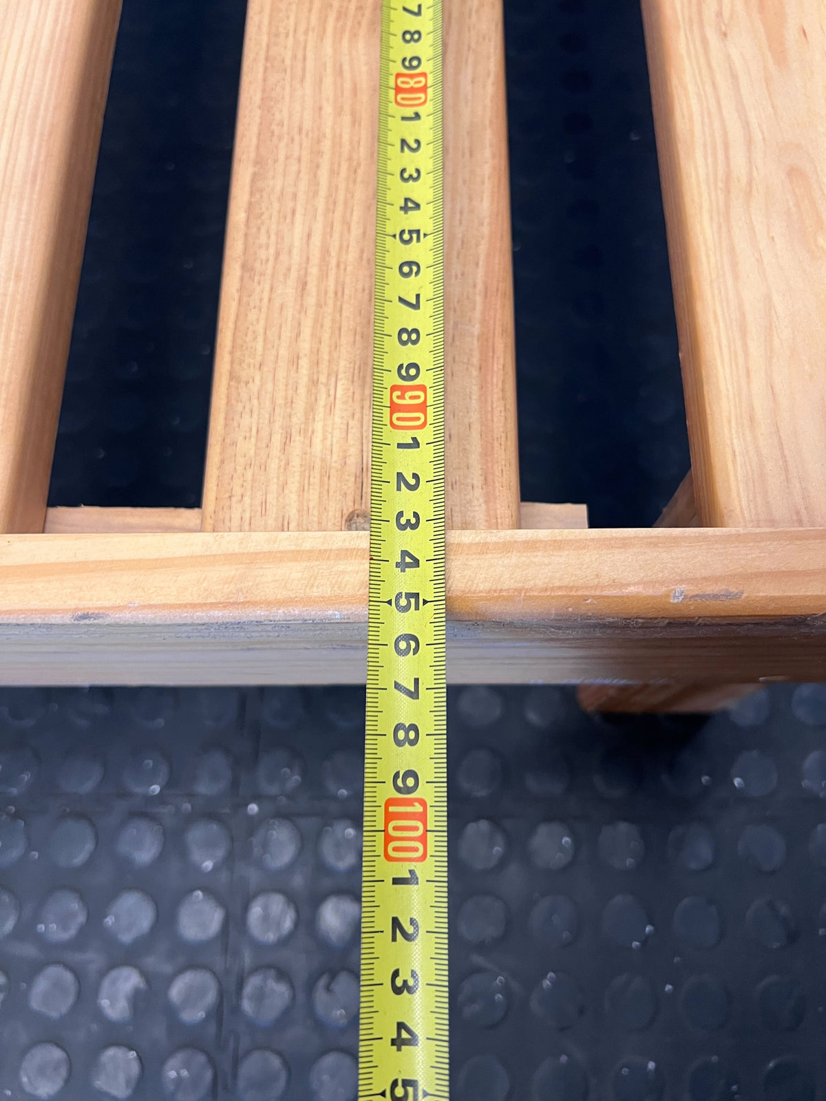 Sturdy Pine Wood Single Bed Frame - 2ndhandwarehouse.com