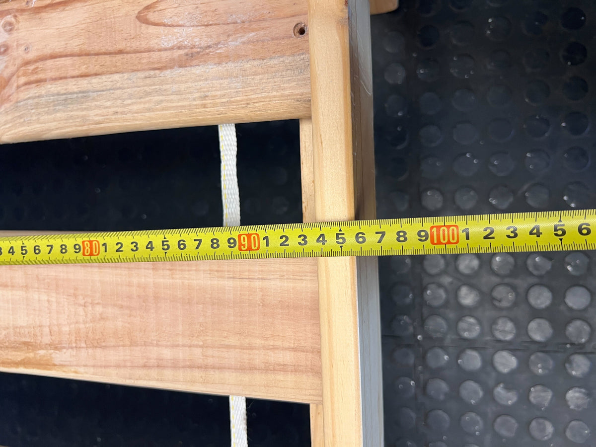 Sturdy Wooden Single Bed Frame with Slats - 2ndhandwarehouse.com