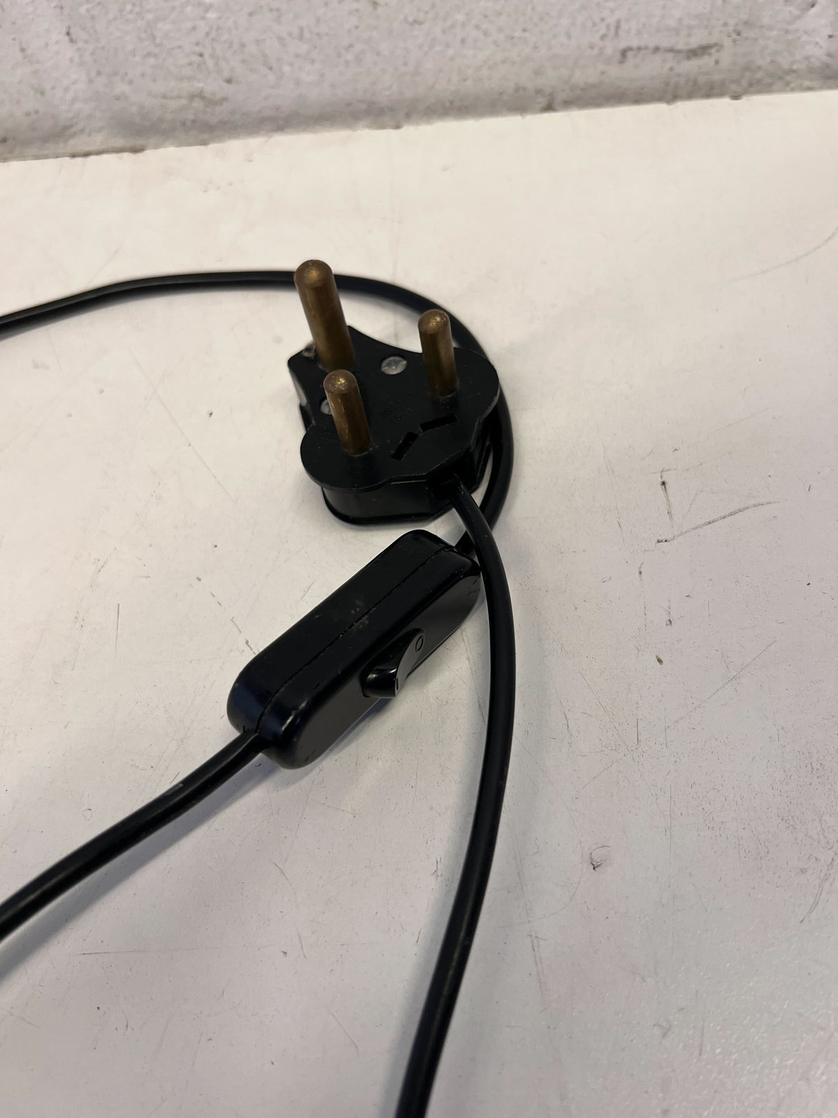 Elegant Grey Floral Table Lamp with Modern Metal Base - REDUCED