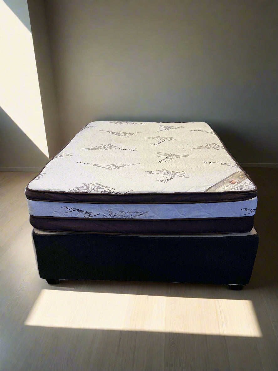 Comfortable Double Mattress & Base - Good Condition