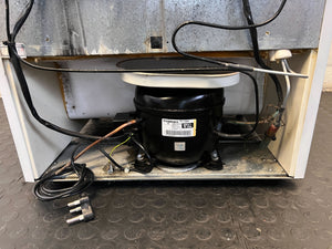 White Two-Door Fridge with Minor Scratches - REDUCED