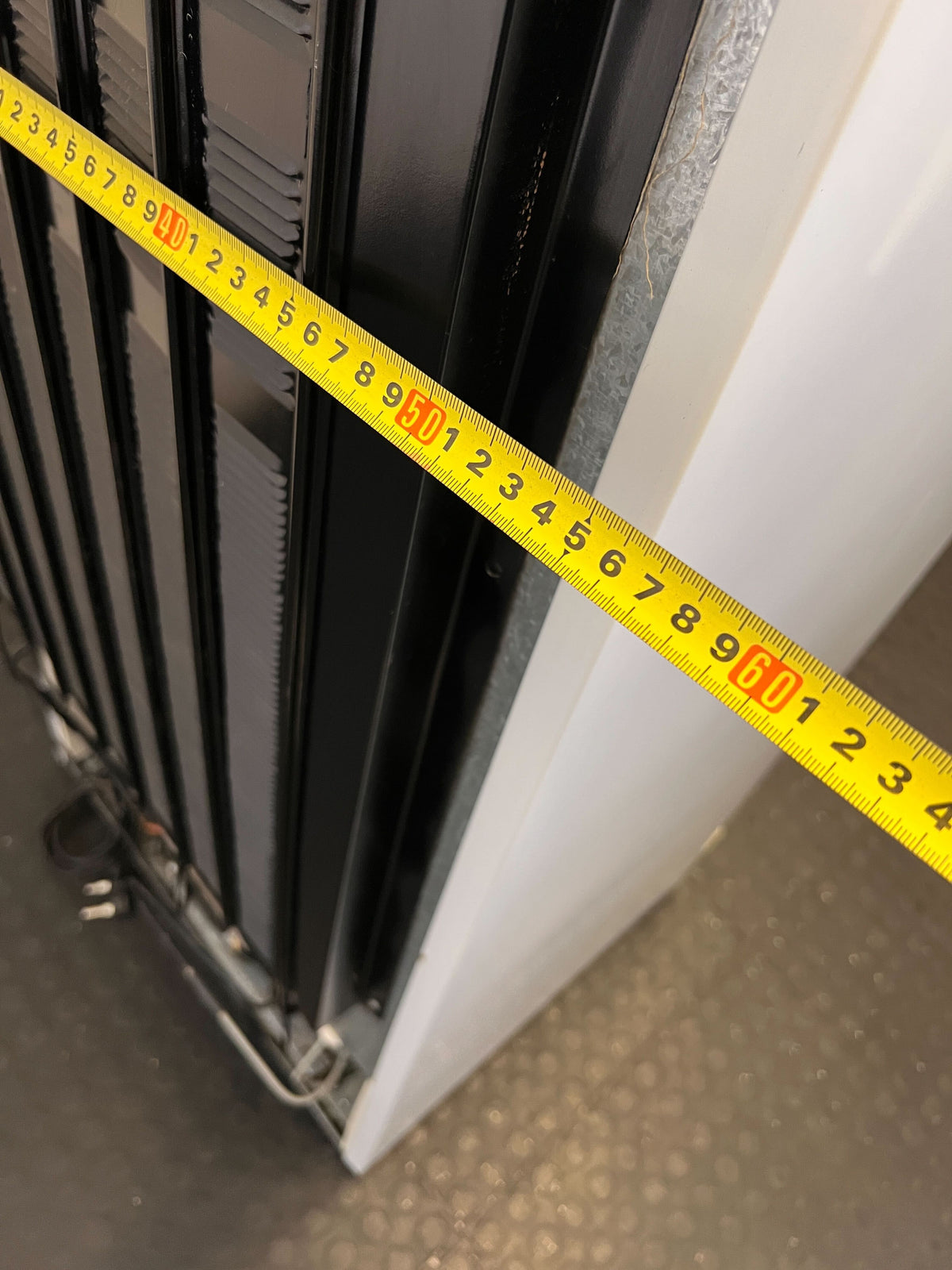 White Two-Door Fridge with Minor Scratches - REDUCED