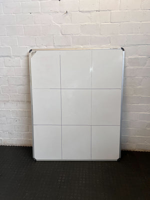 Large Gridded Whiteboard - Versatile Planning Board - 2ndhandwarehouse.com