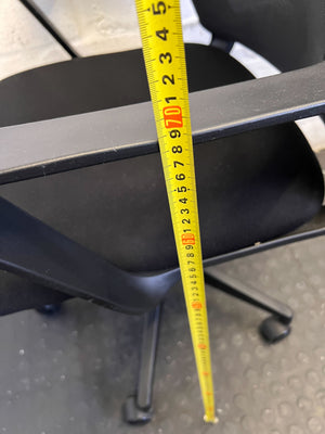 Comfortable Black Mesh Office Chair with Wheels