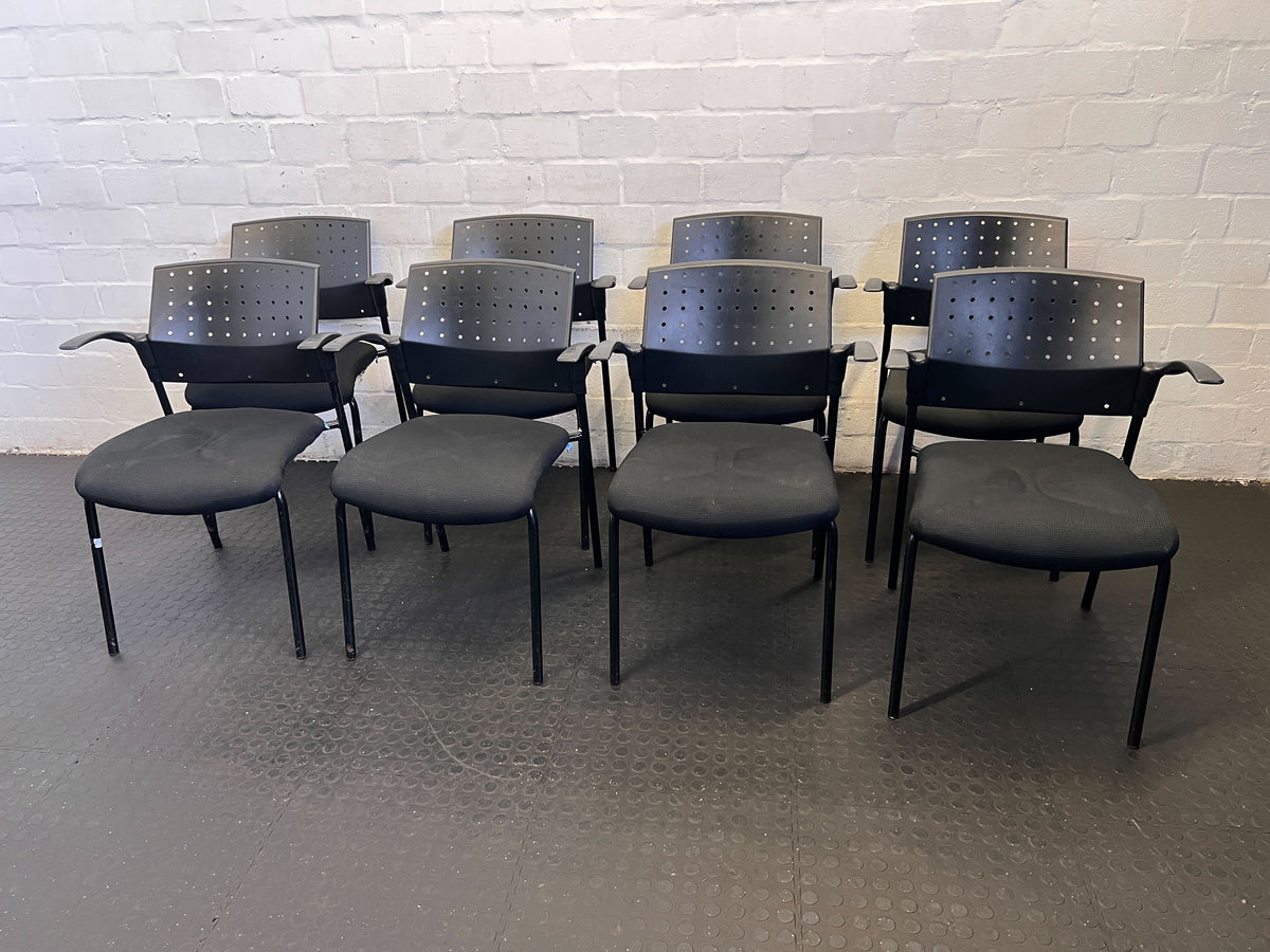 Versatile Black Office & Visitor Armchair