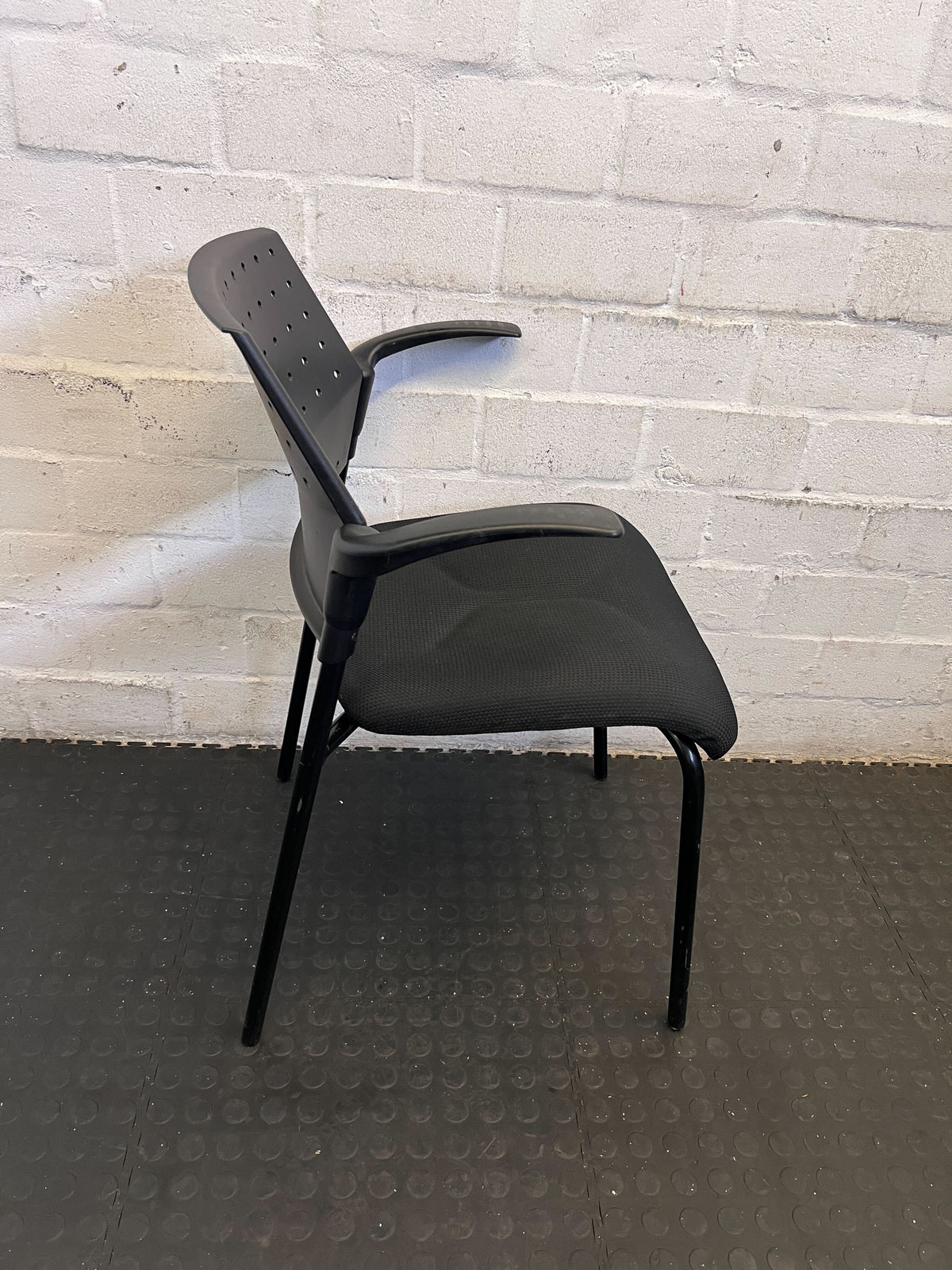 Versatile Black Office & Visitor Armchair