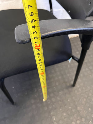 Versatile Black Office & Visitor Armchair