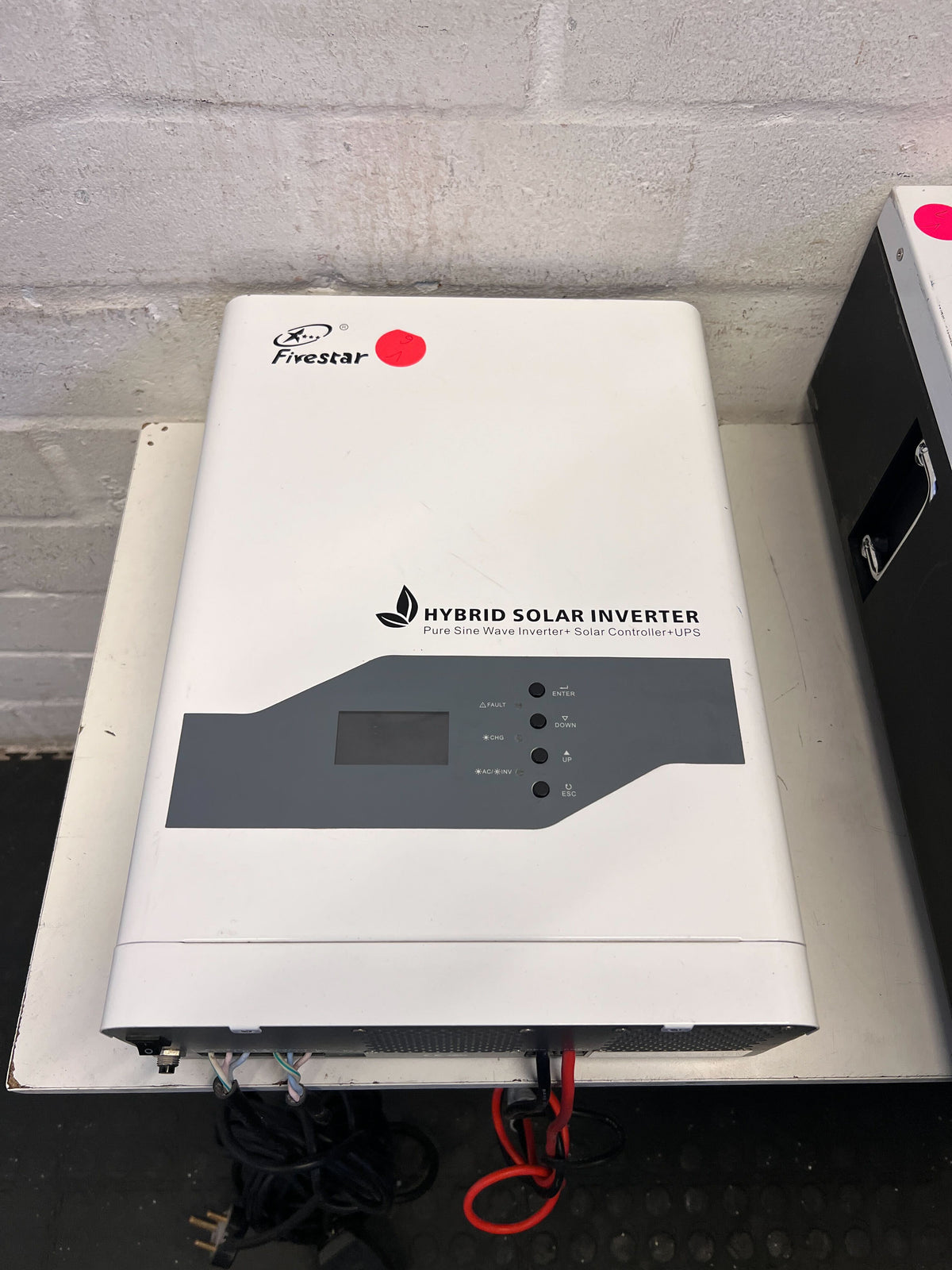 Fivestar 3kVA 24V Hybrid Inverter + 3.84kWh LiFePO₄ Battery Bundle — Pure Sine, 60A Solar Charger