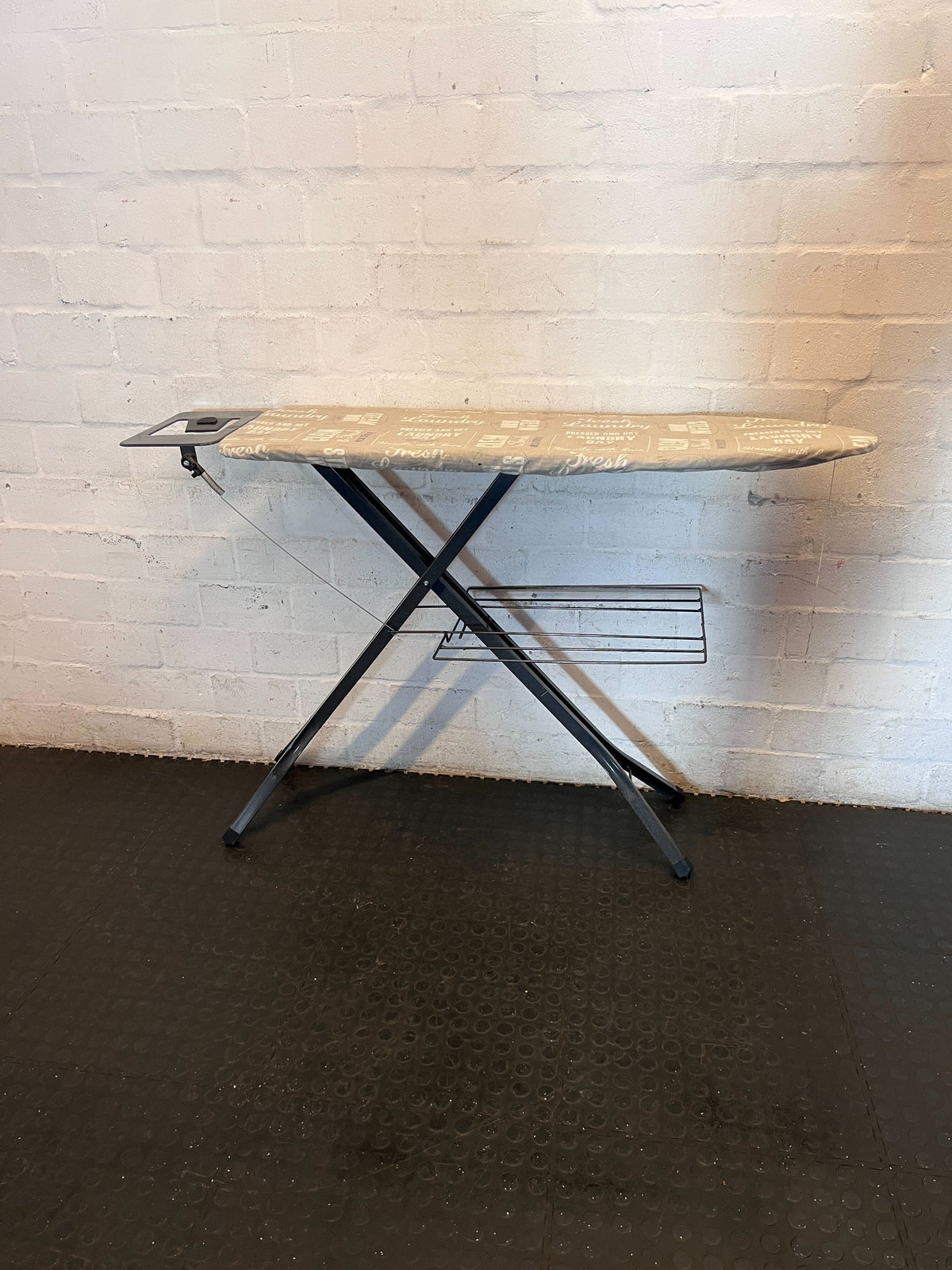 Practical Foldable Ironing Board with Rack - Laundry Day Essential - 2ndhandwarehouse.com