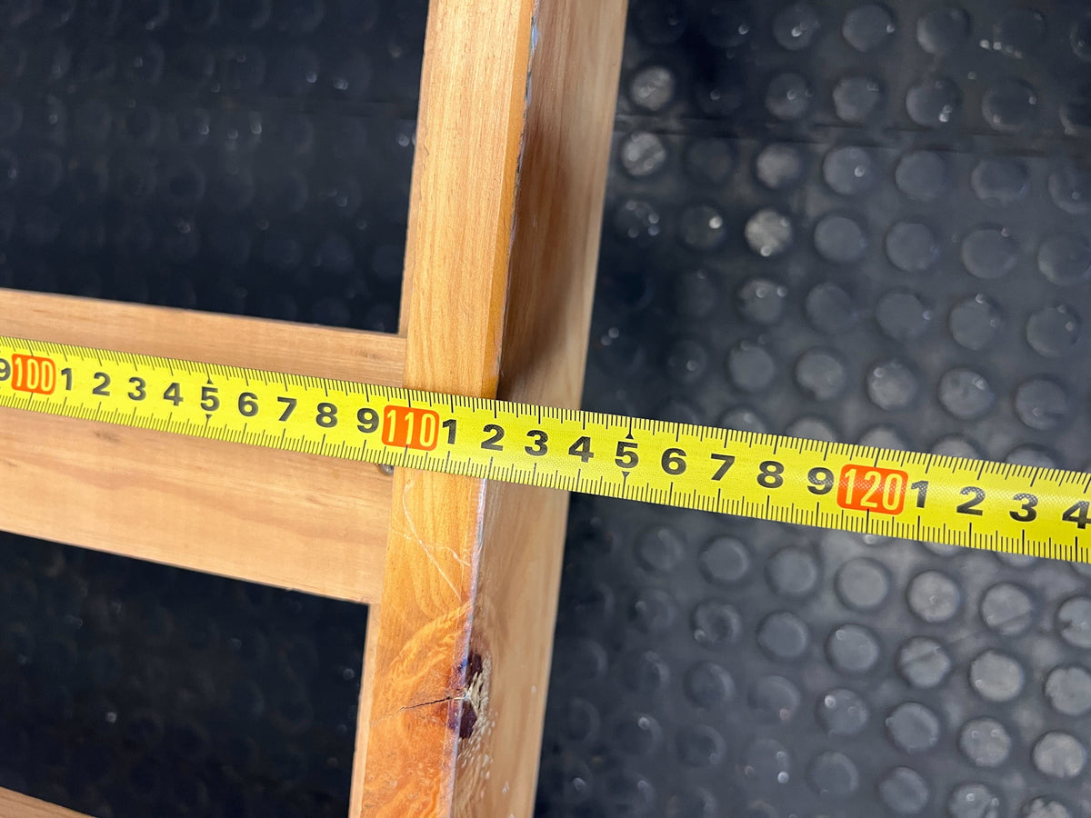 Sturdy Wooden Slatted Bed Base - Natural Finish - 2ndhandwarehouse.com