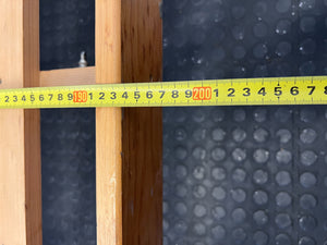 Sturdy Wooden Slatted Bed Base - Natural Finish - 2ndhandwarehouse.com