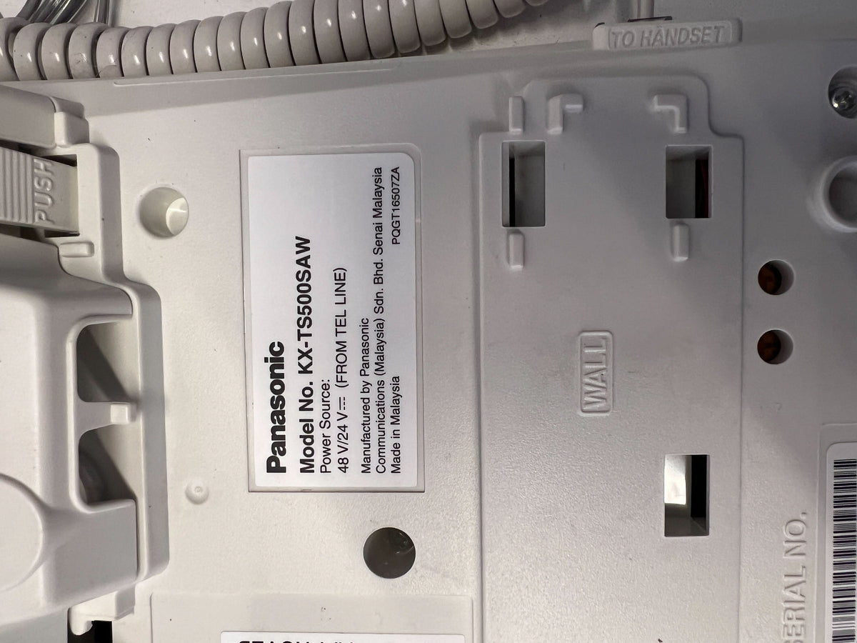 Classic Panasonic Corded Landline Telephone - 2ndhandwarehouse.com