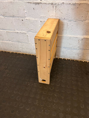 Versatile Wooden Slatted Stool/Side Table - 2ndhandwarehouse.com