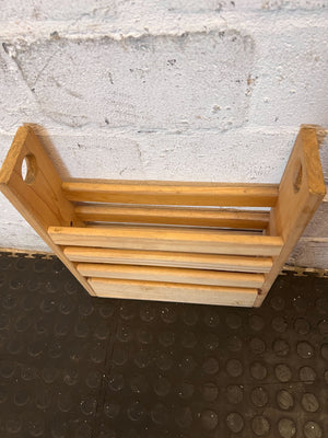Versatile Wooden Slatted Stool/Side Table - 2ndhandwarehouse.com