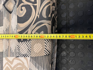 Comfortable Patchwork Single Foam Mattress - Neutral Colors, Good Condition