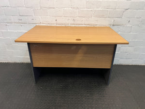 Modern Wooden Desk - Light Oak and Dark Grey Finish with 2 Drawers- RHS - 75cm x 120cm