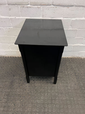 Black Side tables with 2 drawers x 2 (Germany) - 2ndhandwarehouse.com