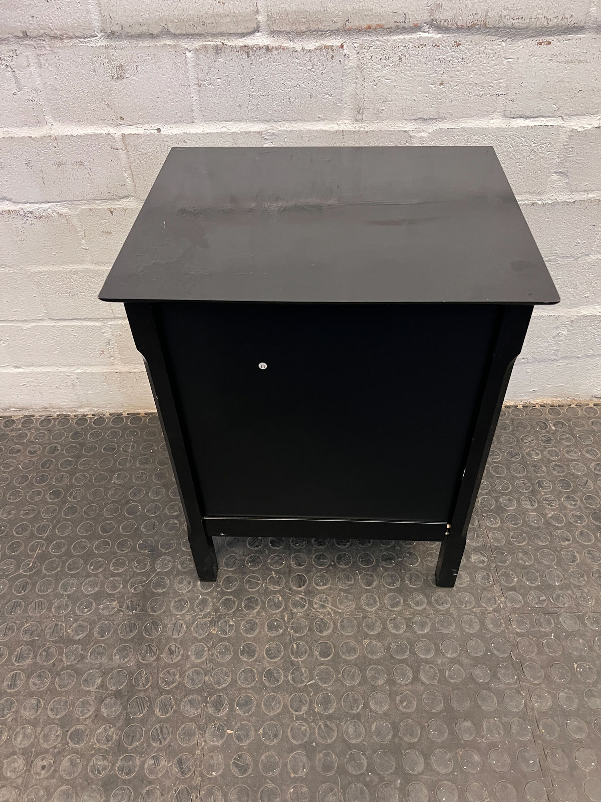 Black Side tables with 2 drawers x 2 (Germany) - 2ndhandwarehouse.com