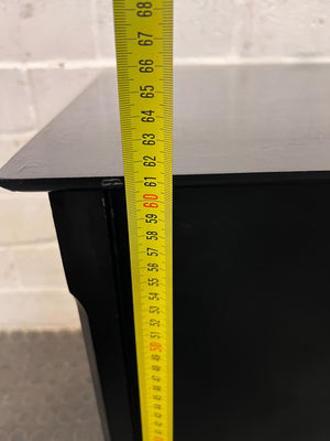 Black Side tables with 2 drawers x 2 (Germany) - 2ndhandwarehouse.com