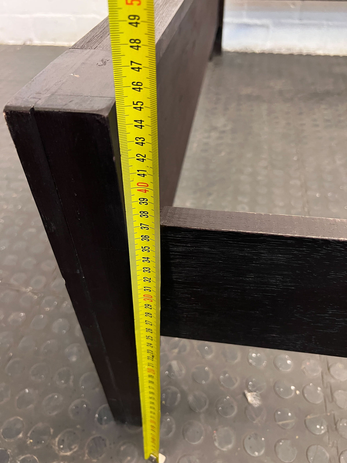 Modern Black Wooden Bed Frame - Queen Size Minor wear - REDUCED