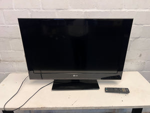 LG 32-Inch LED Television - Black, Sleek Design, Includes Remote