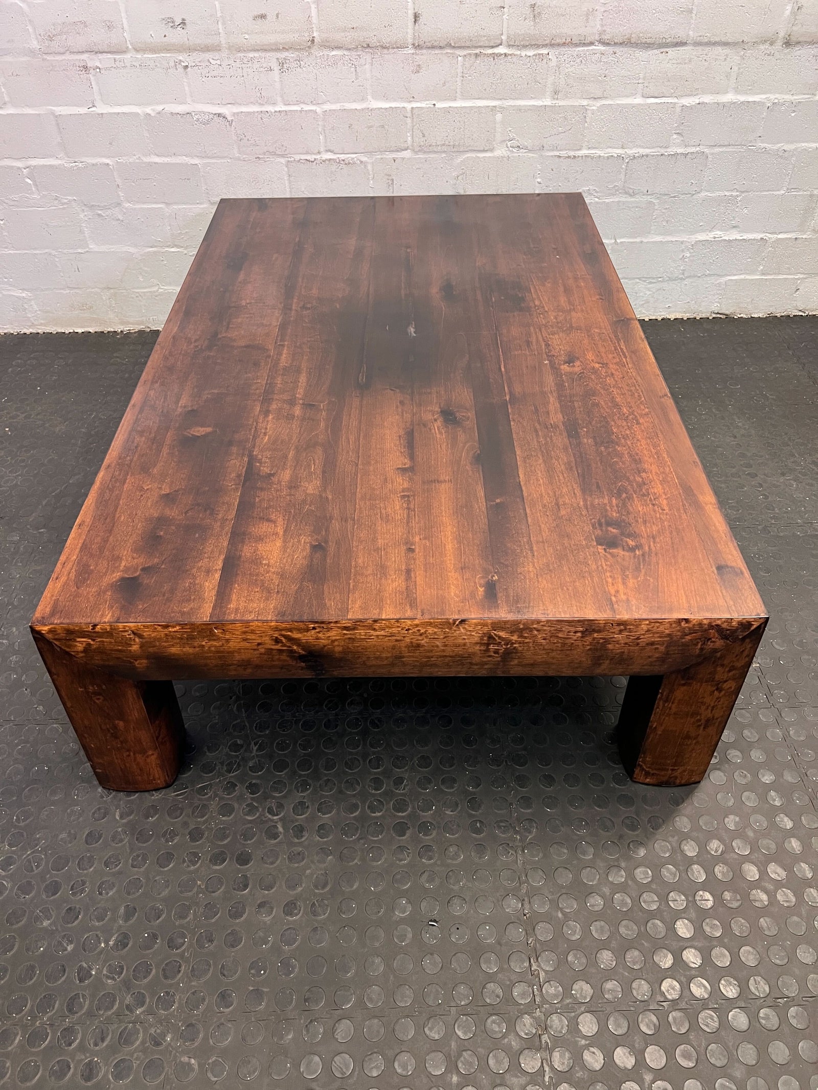 Coricraft Mahogany Wooden Coffee Table - Dark Brown, Solid Wood 160x100cm - REDUCED