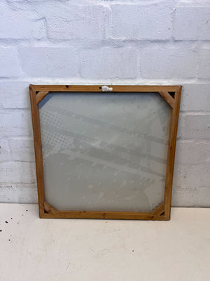 Vibrant Abstract Wall Art – Green, Black, and White Splatter Design