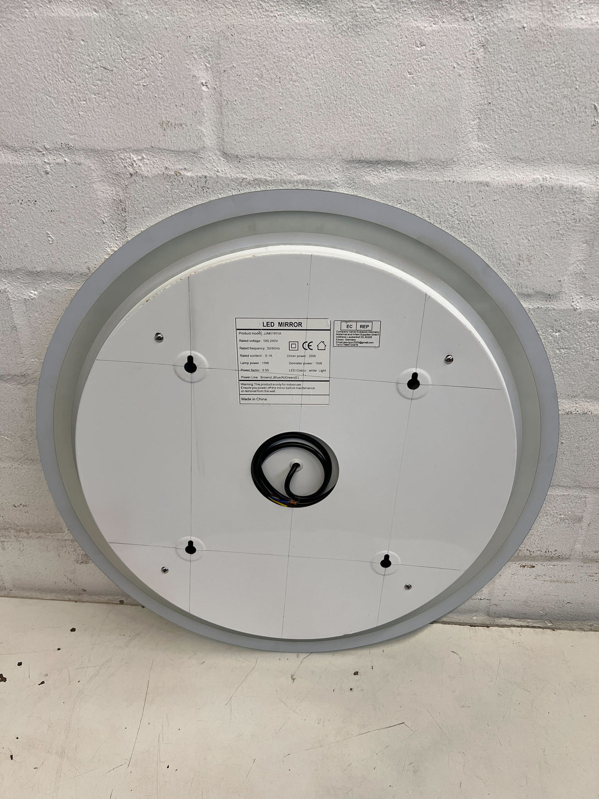 Bathroom Mirror with Light and Element