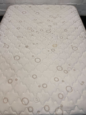 Double Size Mattress - White, Quilted Fabric, Sealy Brand