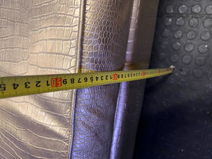 Stylish Gold Faux Leather Daybed with Minor Wear