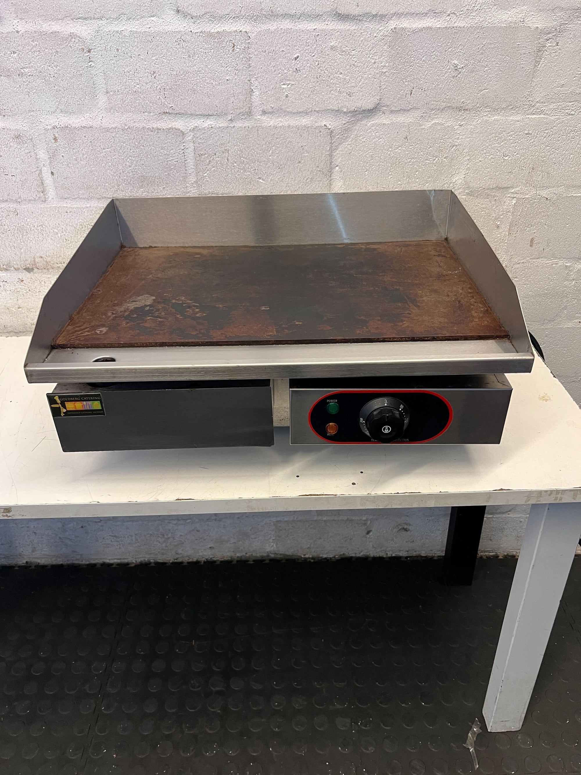 Stainless Steel Electric Griddle with Minor Surface Wear