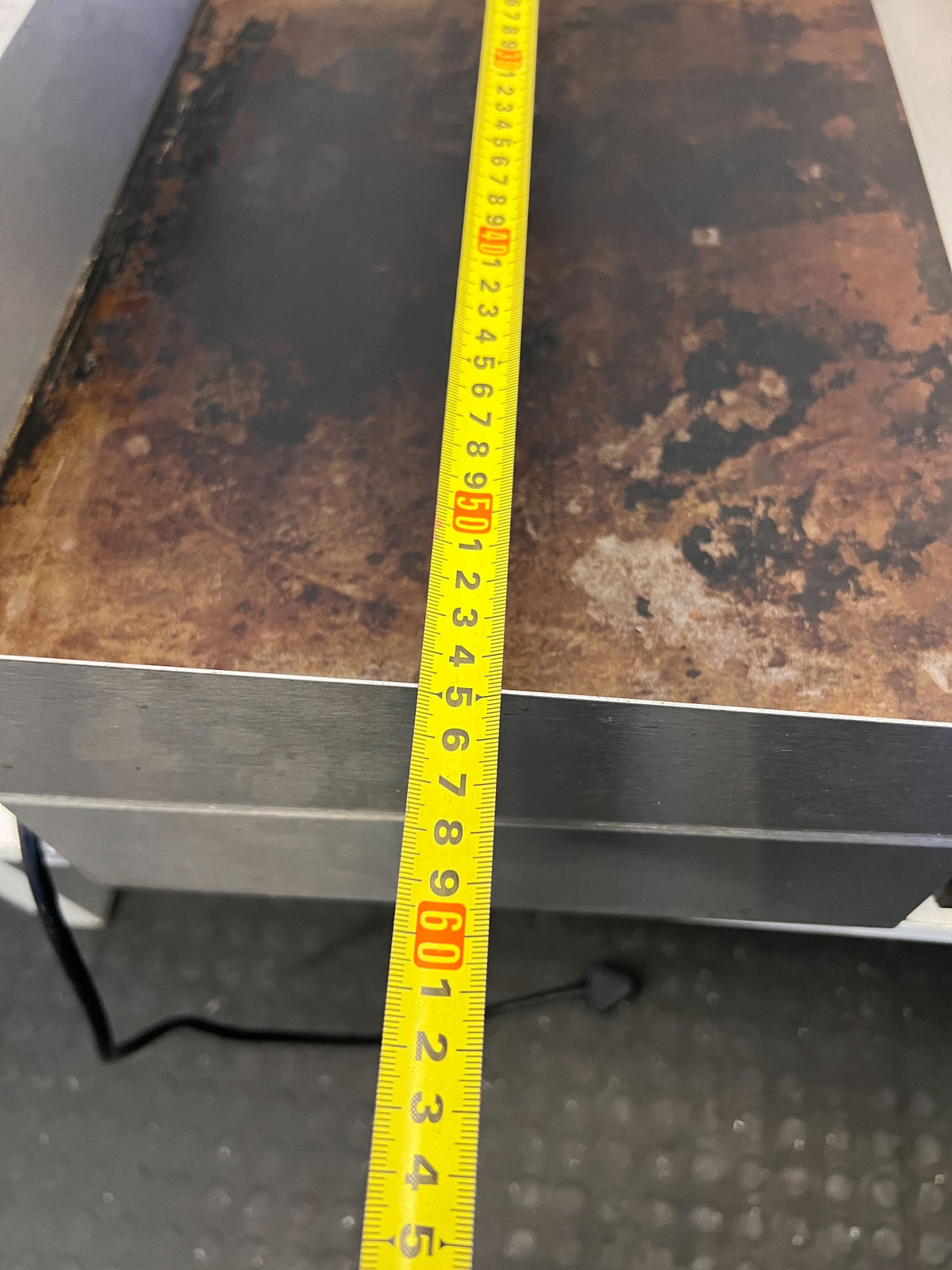 Stainless Steel Electric Griddle with Minor Surface Wear