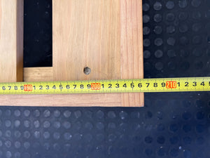 Minimalist Wooden Double Bed Frame with Headboard & Drawers