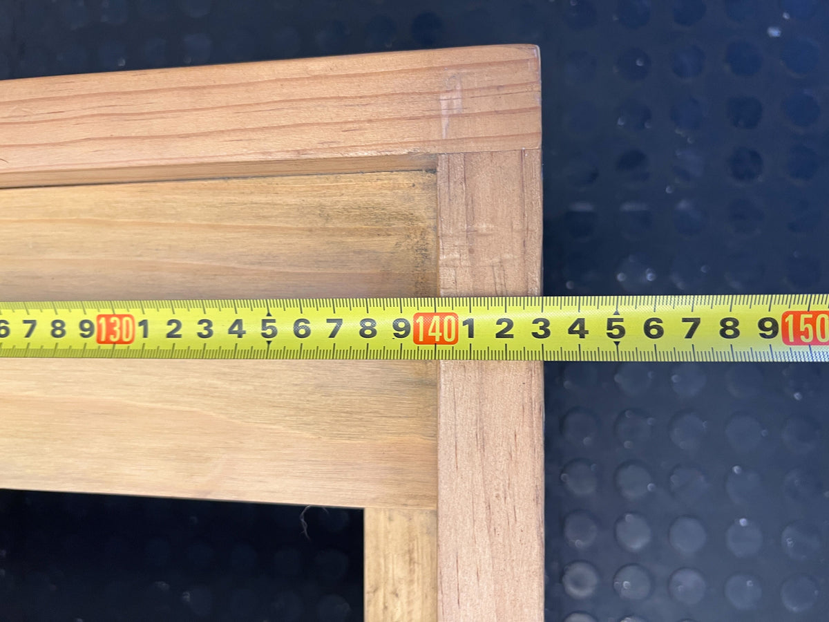 Minimalist Wooden Double Bed Frame with Headboard & Drawers