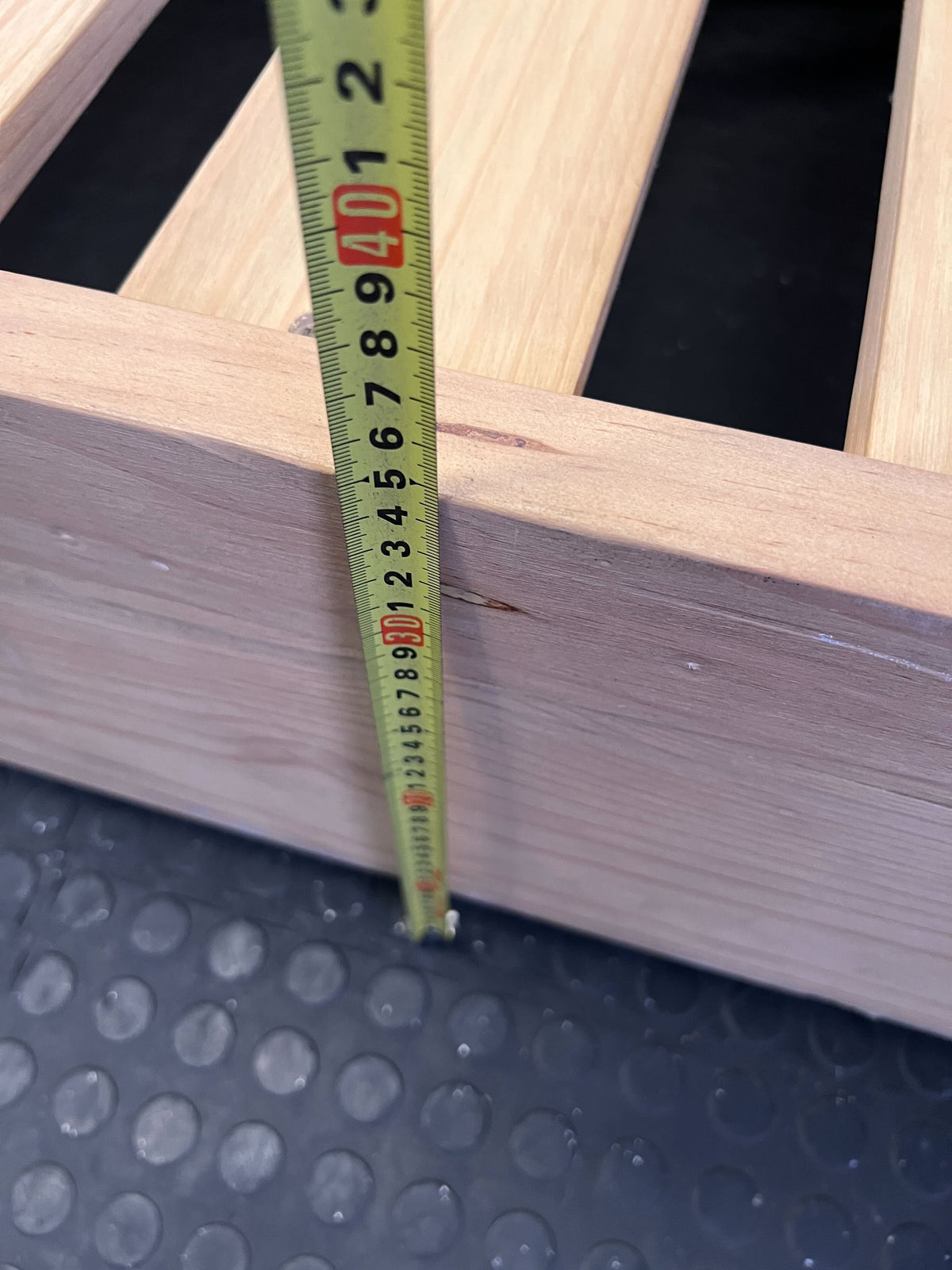 Minimalist Wooden Double Bed Frame with Headboard & Drawers