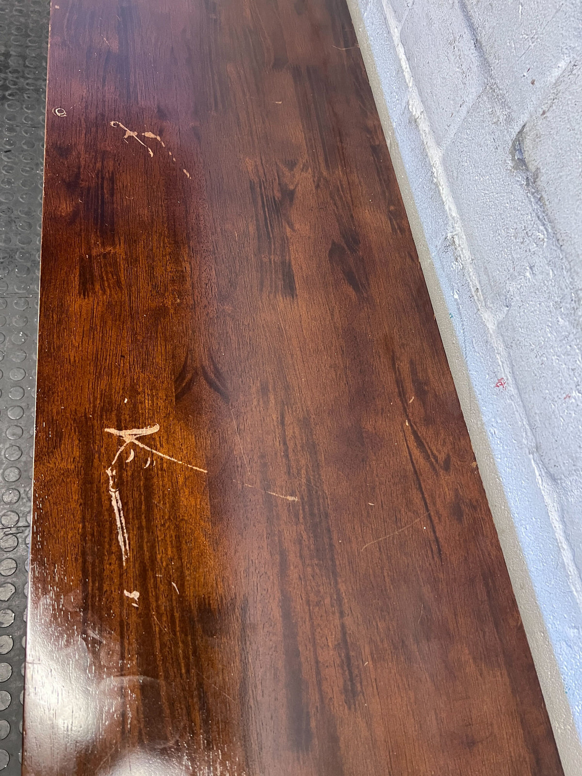 Sleek Dark Wood TV Unit with Integrated Storage - 2ndhandwarehouse.com